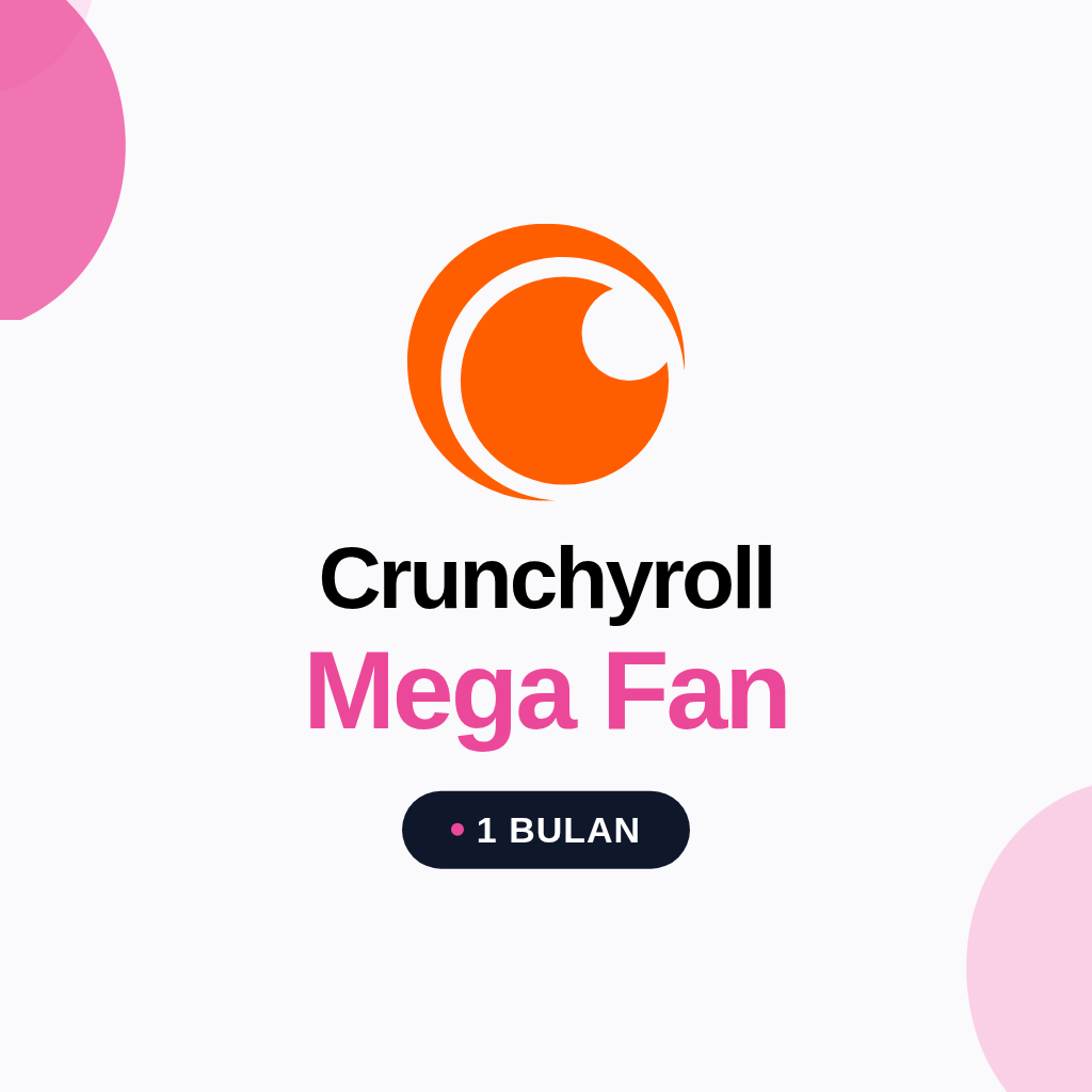 Crunchyroll Mega Fan 1 Bulan (Link)