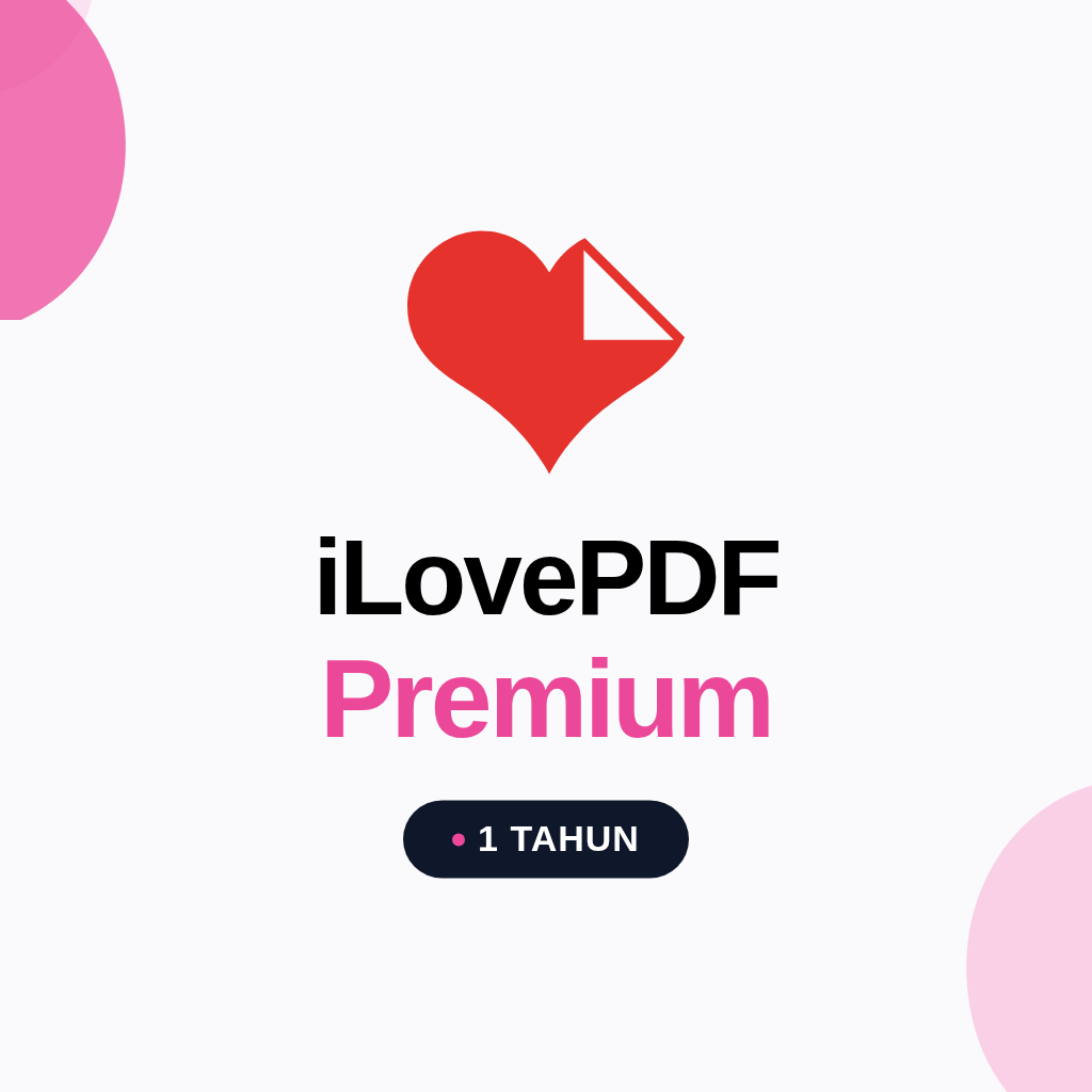 iLovePDF Premium 1 Tahun