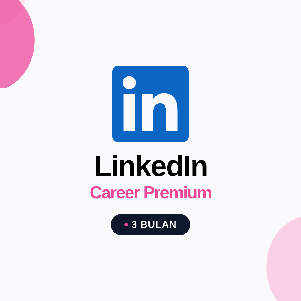 LinkedIn Career Premium 3 Bulan