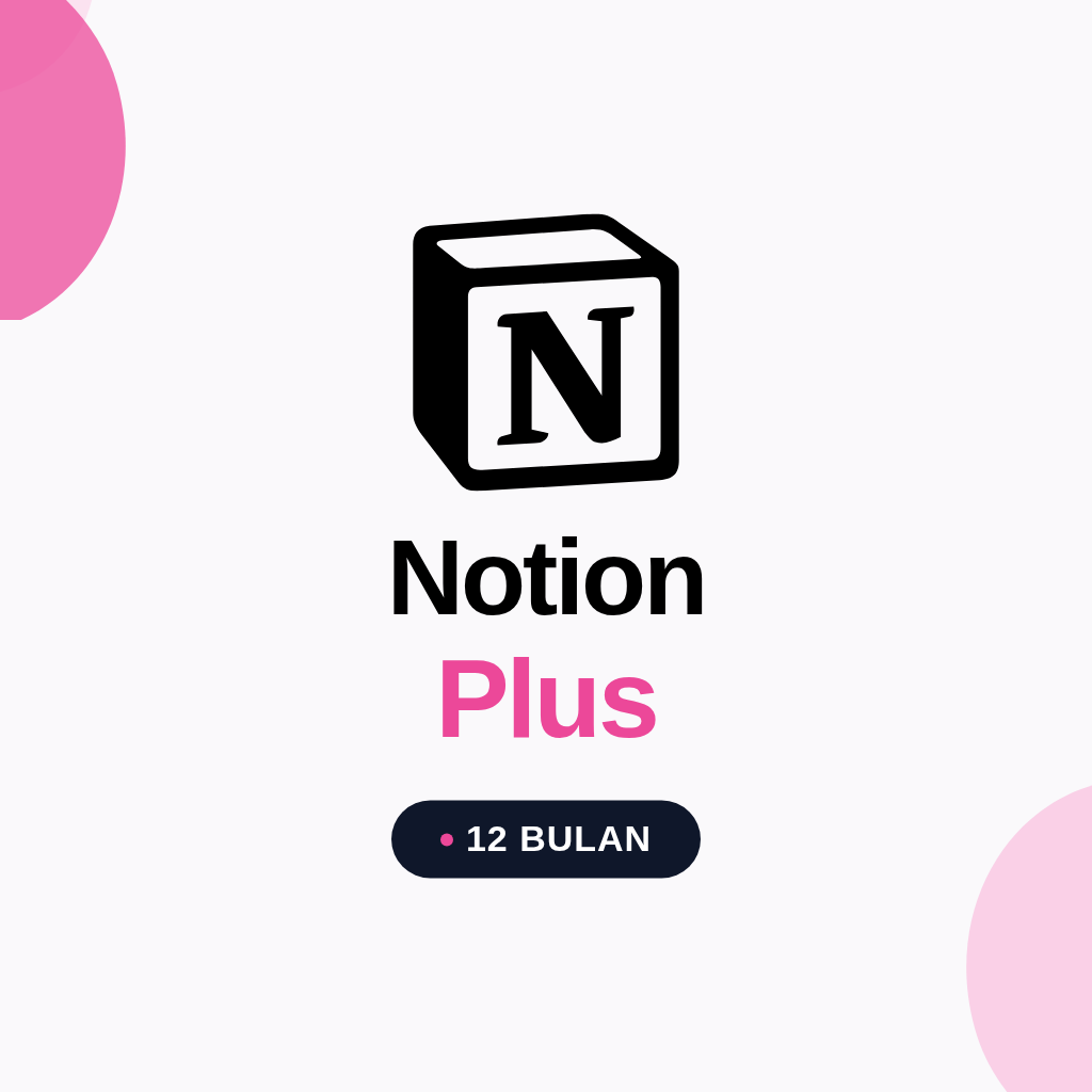 Notion Plus 12 Bulan