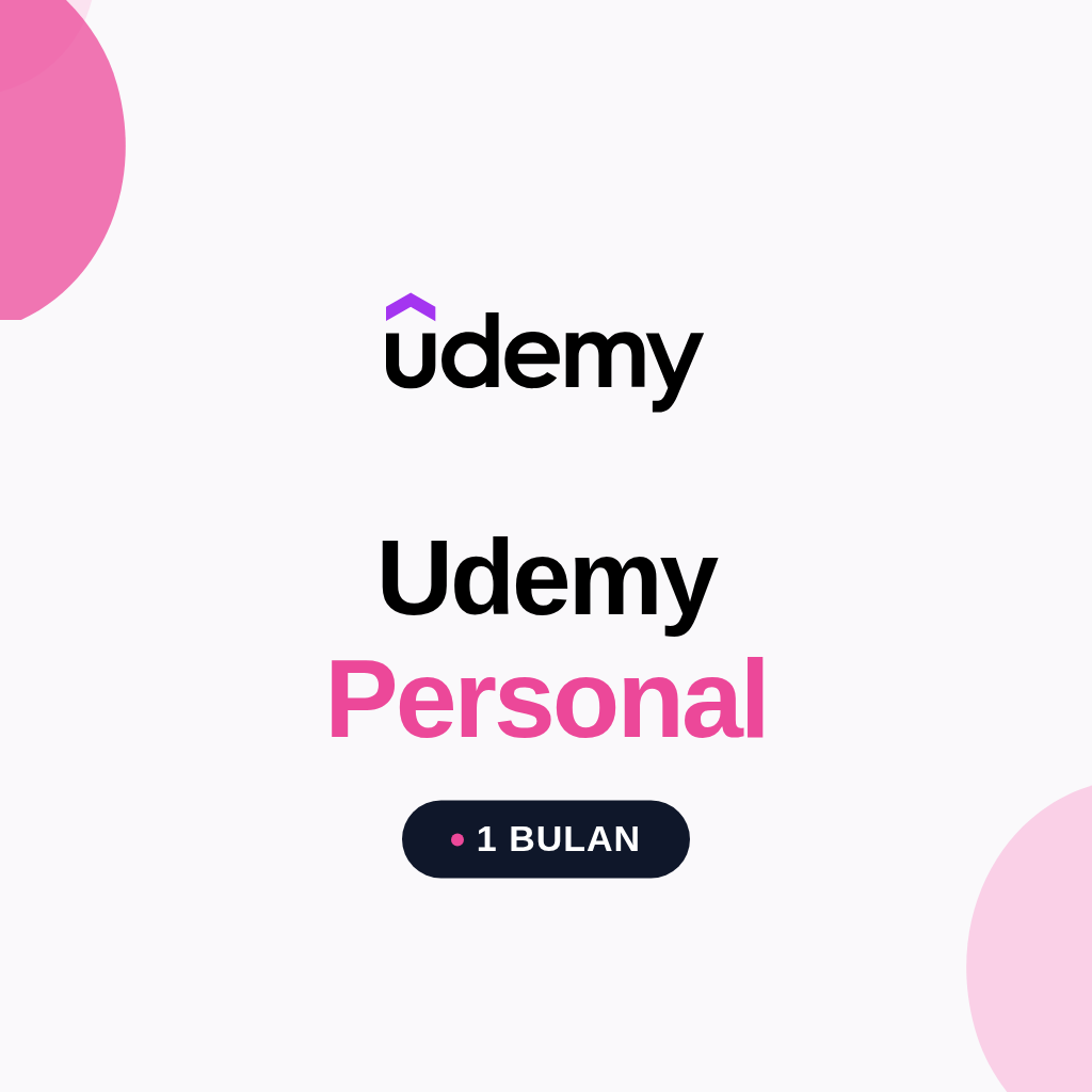 Udemy Personal Plan 1 Bulan